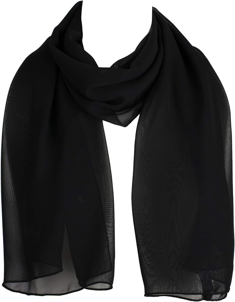Hat To Socks Chiffon Scarf Sheer Wrap for Women | Amazon (UK)