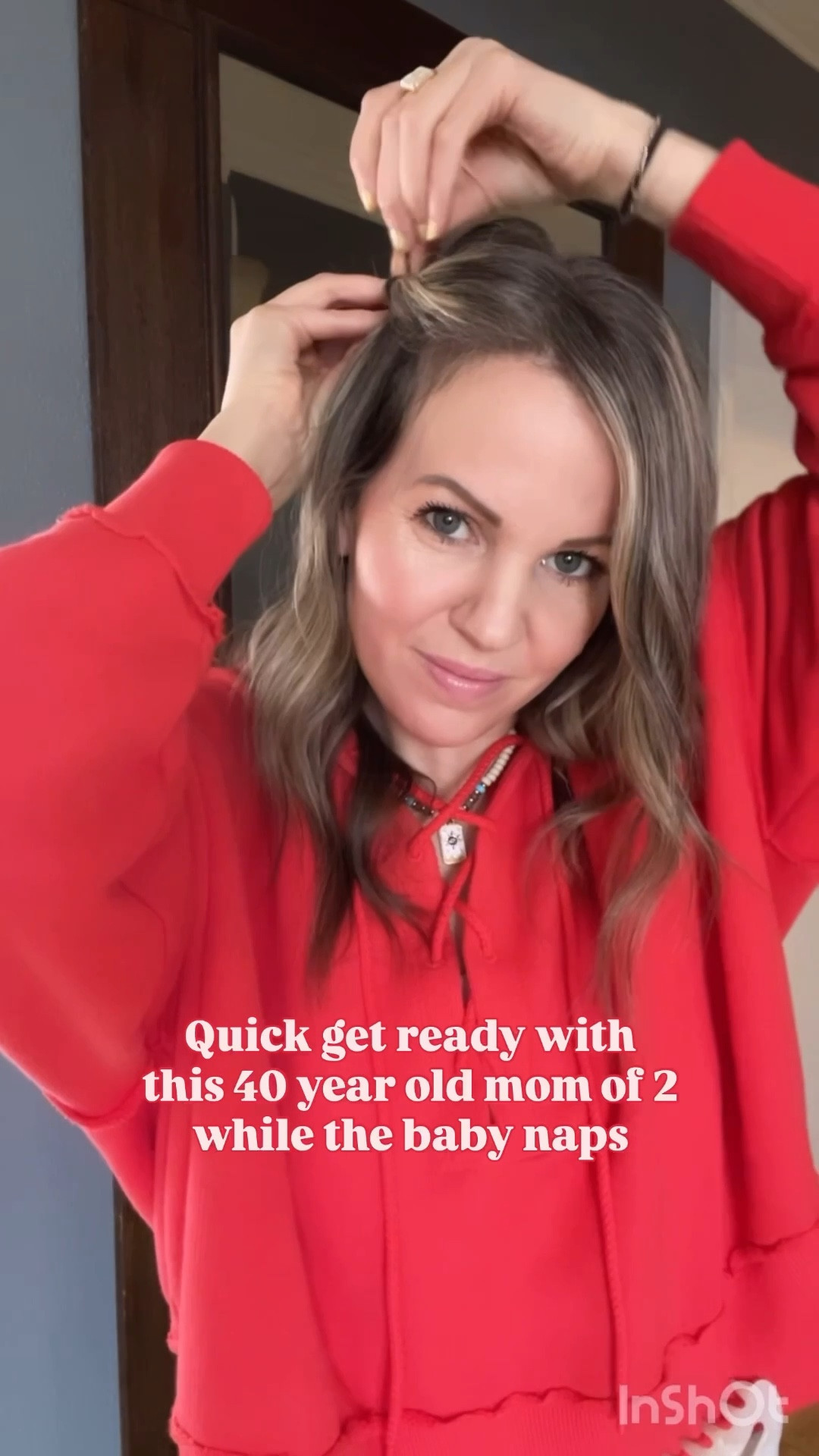 Being a mom is my favorite thing in life, but it’s also exhausting. Getting ready even if it’s just brushing my hair and getting dressed makes me feel refreshed and like I can conquer the day. Some days It’s just concealer and switching from my pjs to leggings and a sweatshirt, other days it’s doing my makeup and full on getting ready. Whatever it is big or small boosts my mood and productivity.

#LTKootd #LTKgrwm #LTKdayinmylife