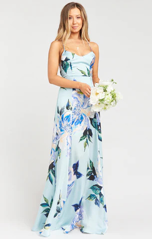 Godshaw Goddess Gown ~ Mint To Be Floral | Show Me Your Mumu