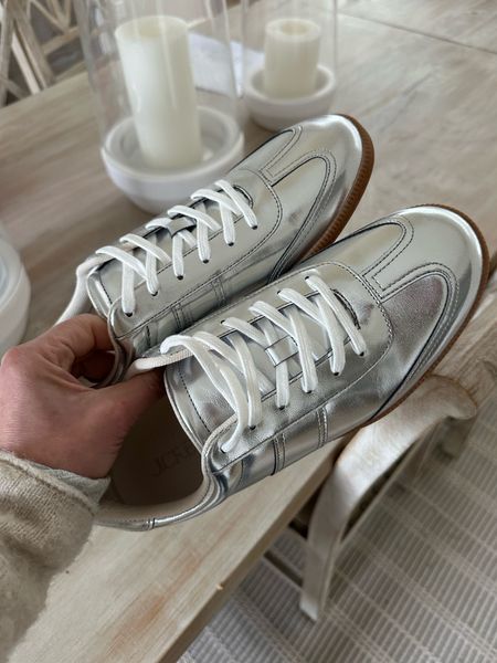 Silver sneakers - so comfortable and I like these better than ones I purchased from Zara. 

Sneakers, casual outfit, silver sneakers

#LTKshoecrush