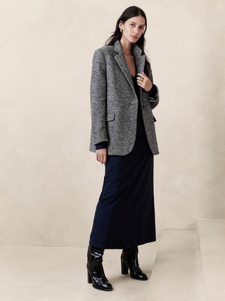 Olinda Italian Herringbone Blazer | Banana Republic (US)