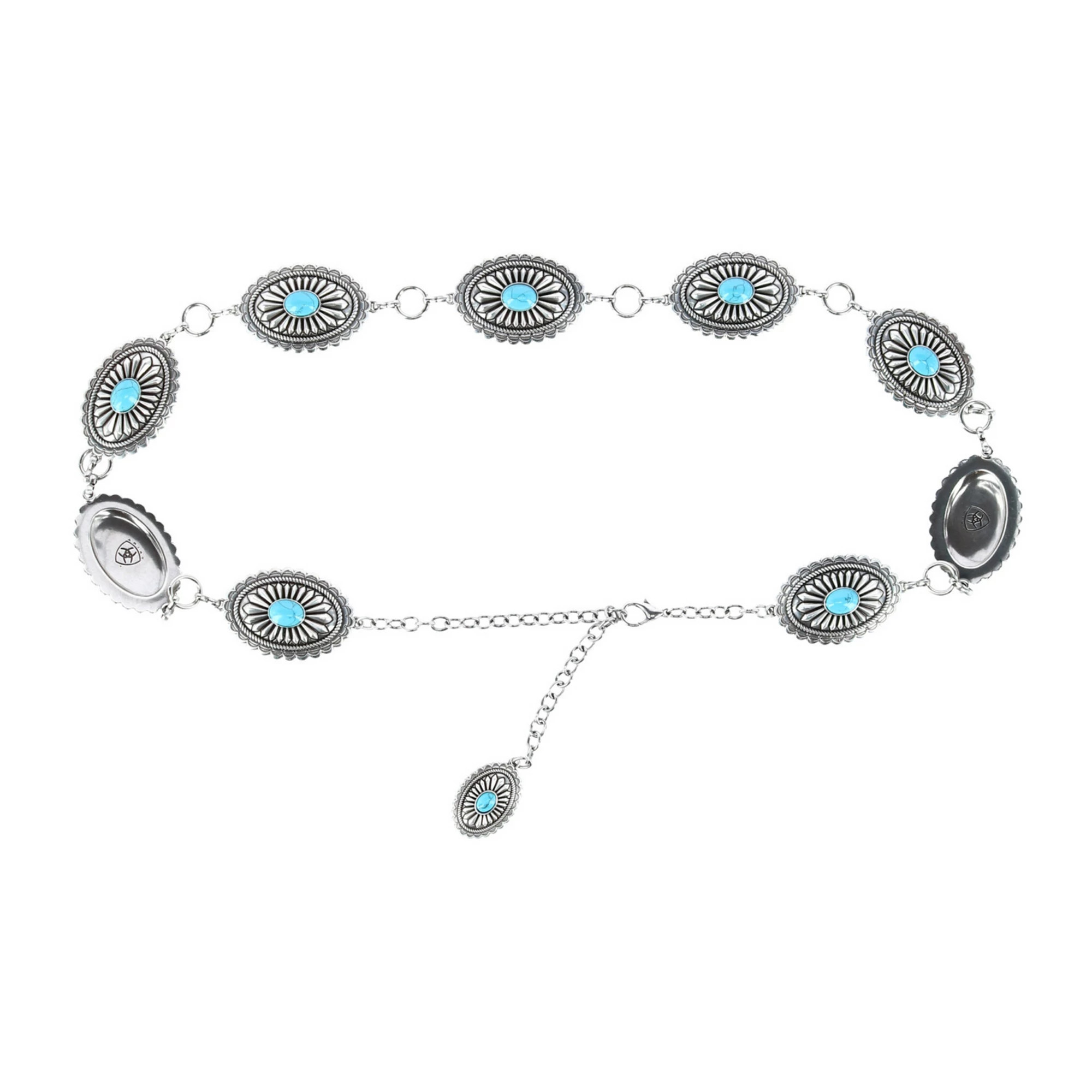 Ariat Women's Concho Chain Belt With Turquoise | Kohl's