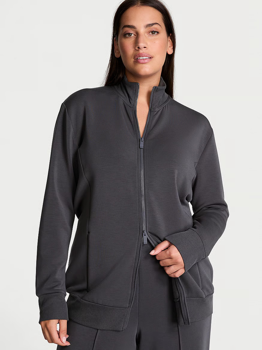 VSX Featherweight Knit Slim Full-Zip Jacket | Victoria's Secret (US / CA )