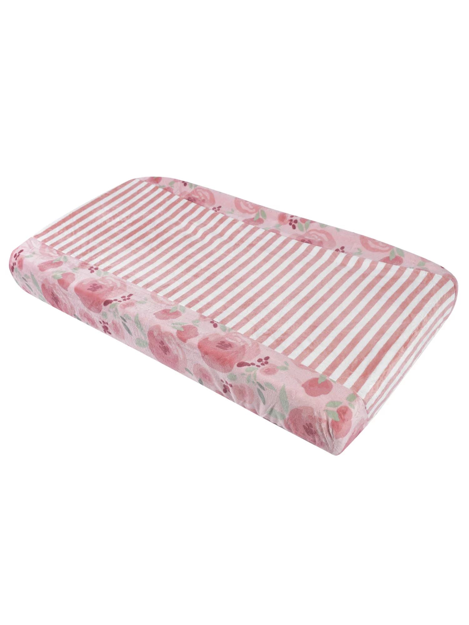 Modern Moments by Gerber Baby & Toddler Girls Plush Changing Pad Cover, Pink | Walmart (US)