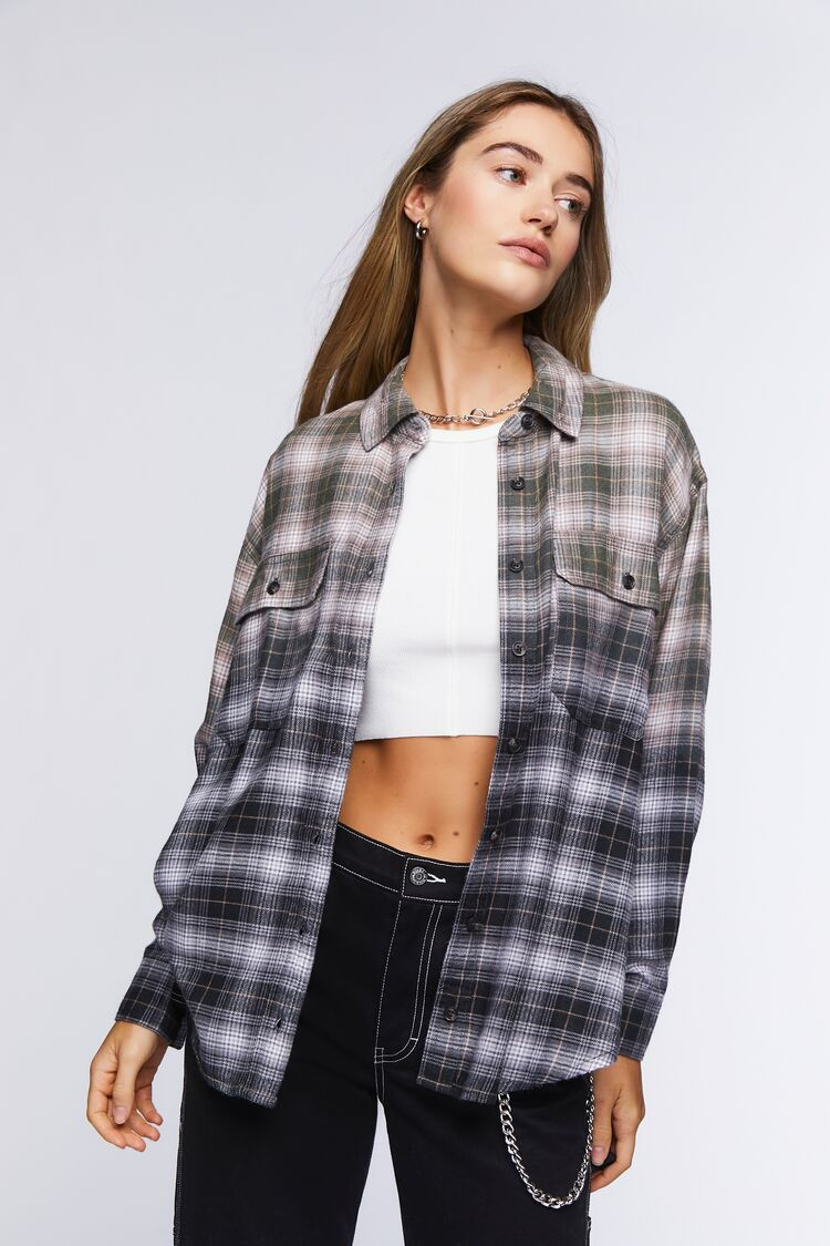 Ombre Plaid Shirt | Forever 21 | Forever 21 (US)
