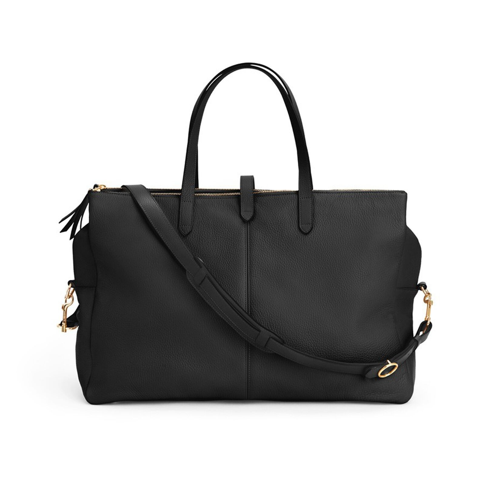 Leather Triple Zipper Weekender | Cuyana