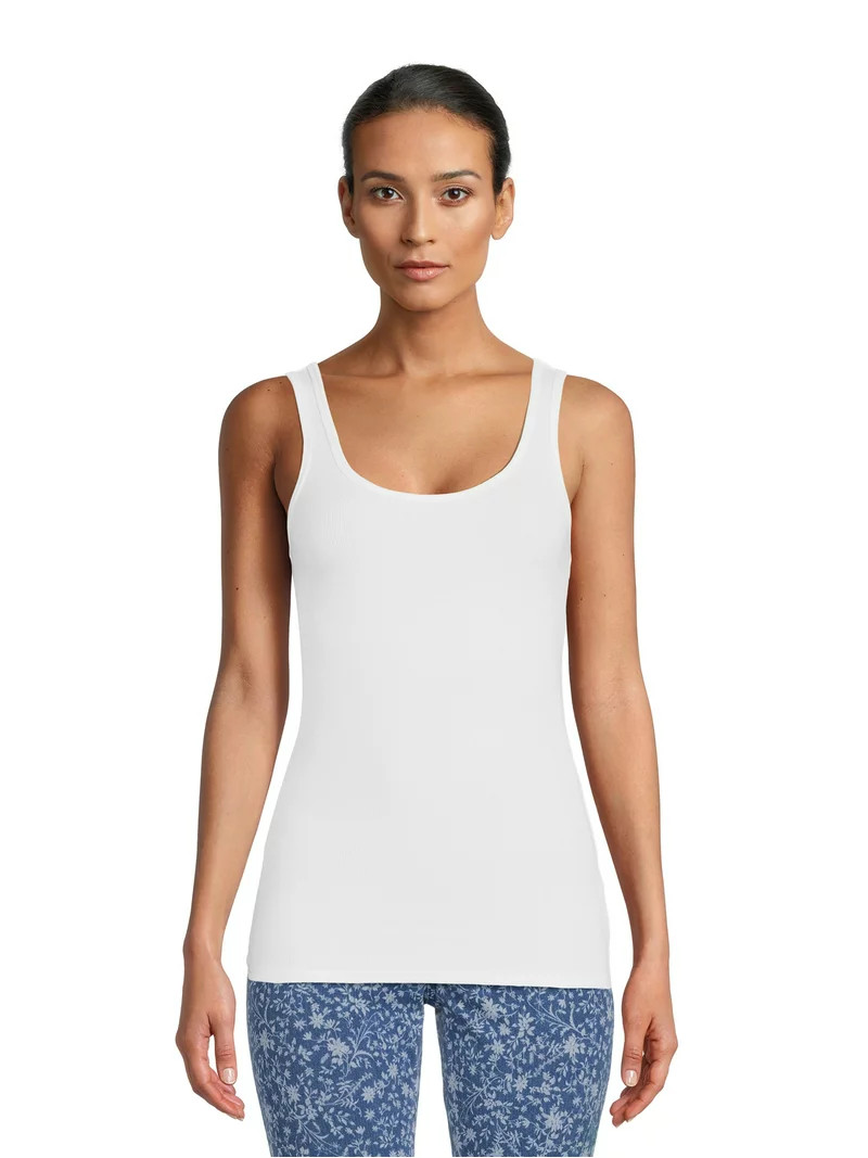 Time and Tru Women's Rib Tank Top | Walmart (US)