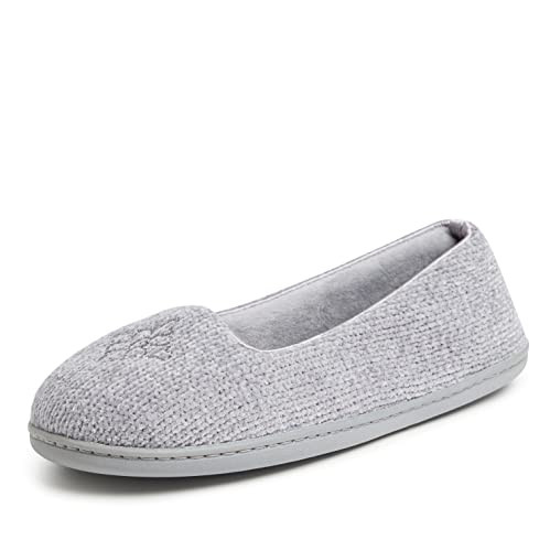 Dearfoams Women's Rebecca Lightweight Cozy Memory Foam Closed Back Slipper with Wide Widths | Amazon (US)