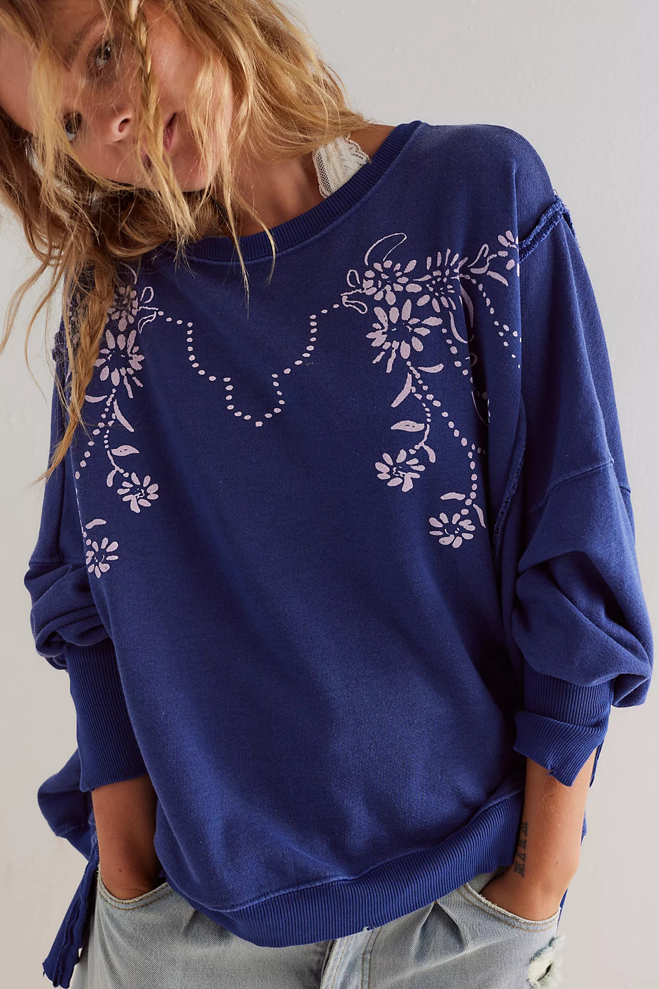 We The Free Graphic Camden Pullover | Free People (Global - UK&FR Excluded)