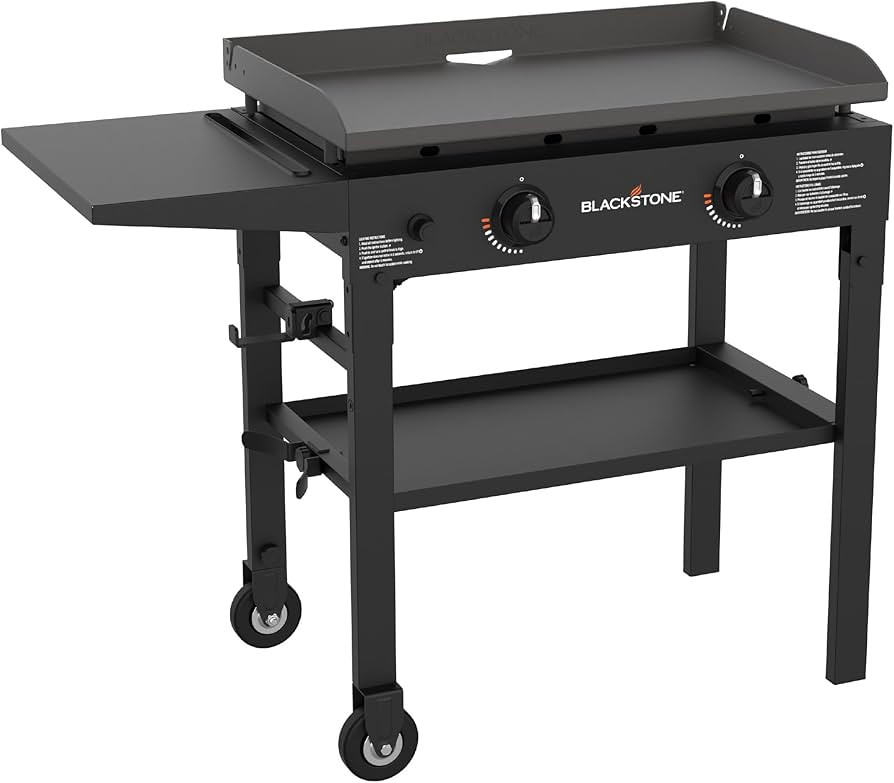 Blackstone Flat Top Gas Grill Griddle 2 Burner Propane Fuelled Rear Grease Management System, 151... | Amazon (US)