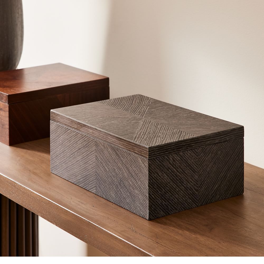 Marquetry Boxes, Walnut | West Elm (US)