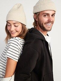 Gender-Neutral Rib-Knit Beanie Hat for Adults | Old Navy (US)