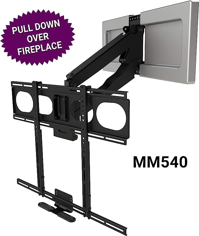 MantelMount MM540 - Above Fireplace Pull Down TV Mount | Amazon (US)