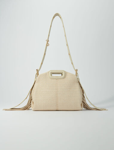 224MISSMMINIRAFI Sac Miss M Mini effet raphia | Maje EU