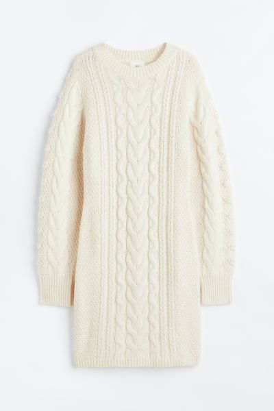 Cable-knit dress | H&M (DE, AT, CH, DK, NL, NO, FI)