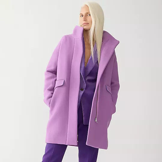 Quince Italian Wool Cocoon Coat