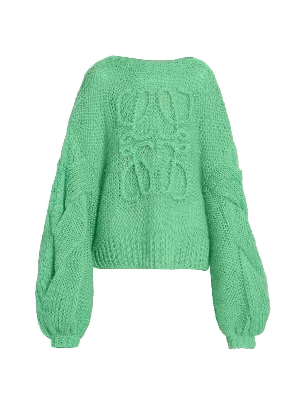 Loewe Anagram Mohair-Blend Logo Sweater | Saks Fifth Avenue
