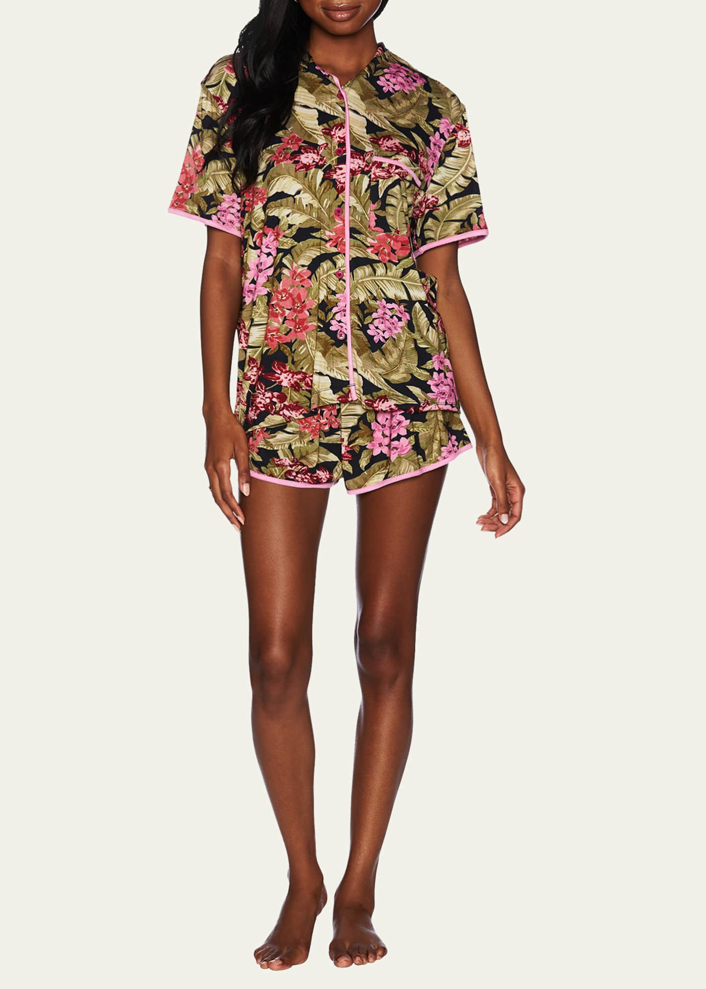 Kya Floral Top & Shorts Two-Piece Set | Bergdorf Goodman