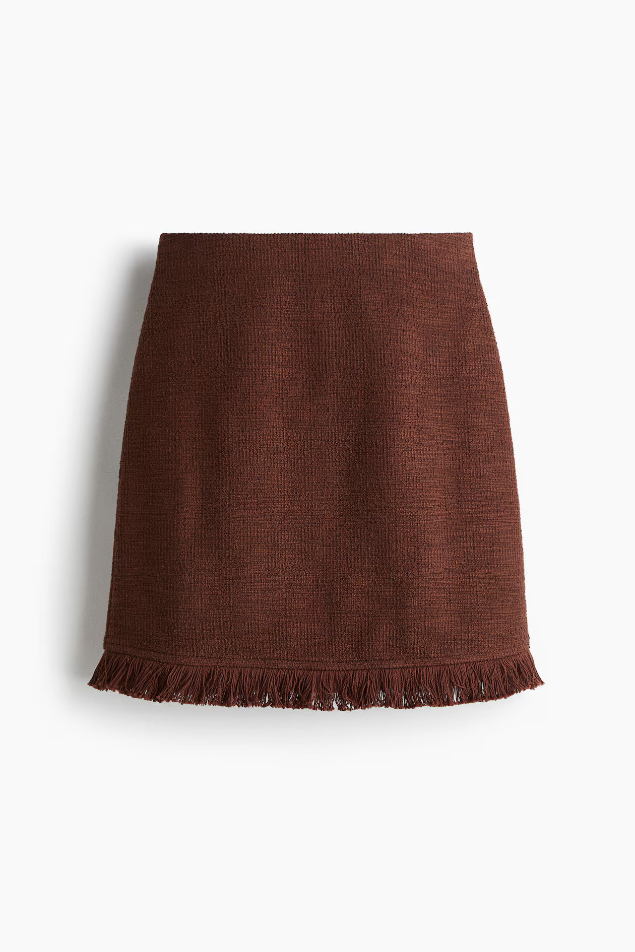 Fringed bouclé skirt | H&M (UK, MY, IN, SG, PH, TW, HK)