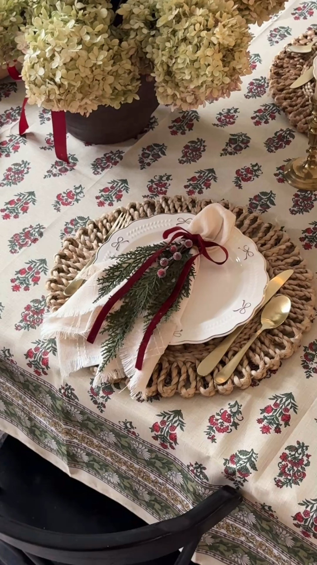 I know some of you mentioned my tablecloth is sold out in the size you need, I am sharing two different websites that sell it and it looks like between the two, they may have your size and it should be here before Christmas! 🎄 

Holiday tablescape
Christmas table 

#LTKHome #LTKSaleAlert #LTKHoliday