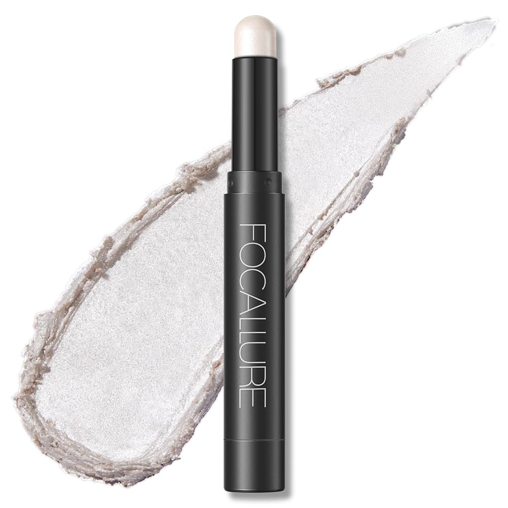 FOCALLURE Shimmer and Matte Cream Eyeshadow Stick,Smooth Brilliant Eye Brightener Pencil for Wome... | Amazon (US)