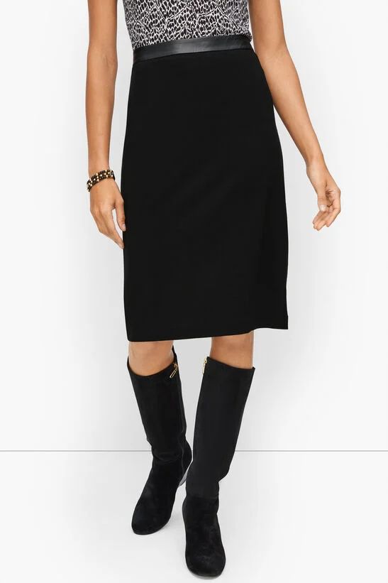 Refined Ponte Pencil Skirt | Talbots