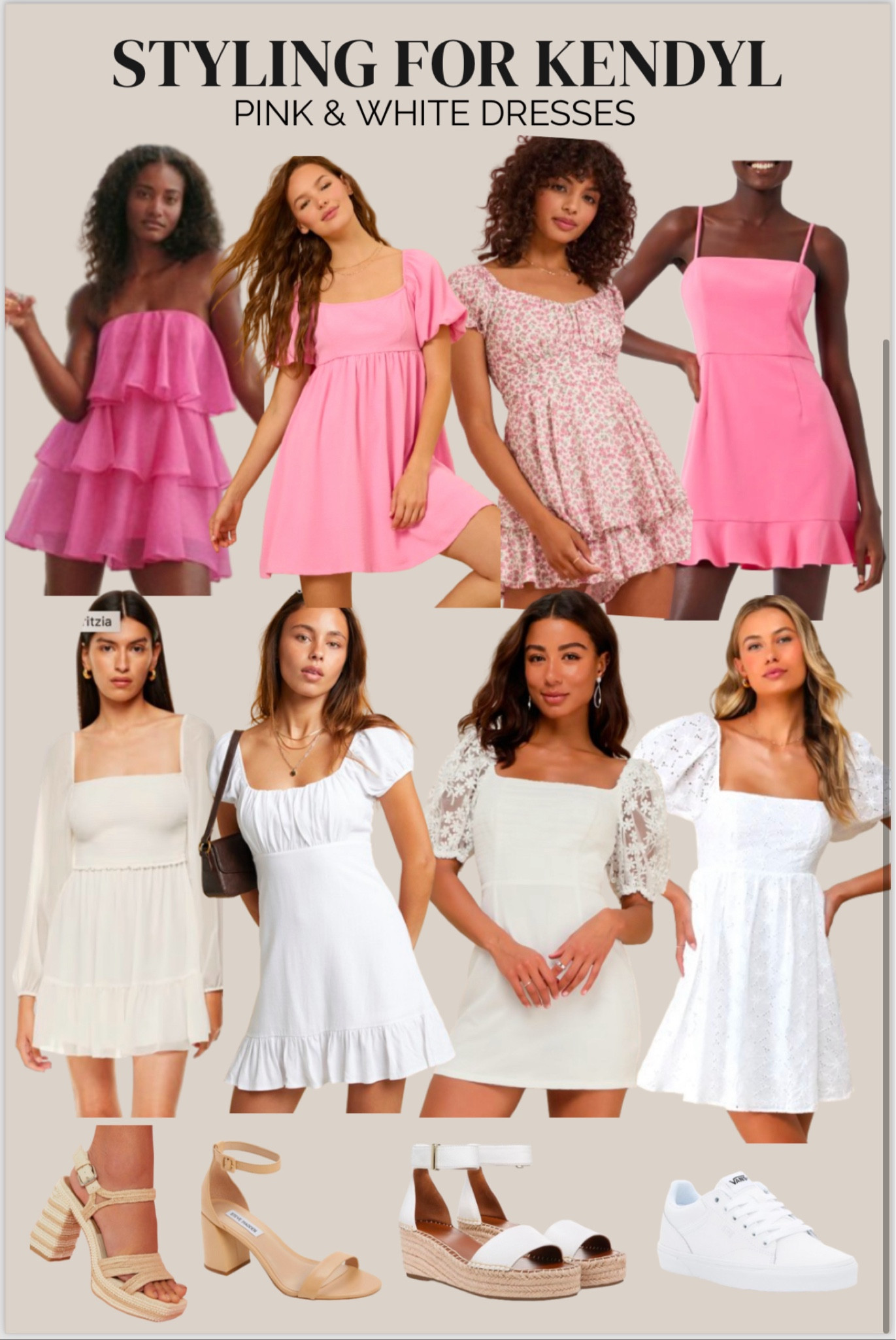 Senior Styling: white & pink dresses! 

#LTKStyleTip #LTKSeasonal #LTKxAF