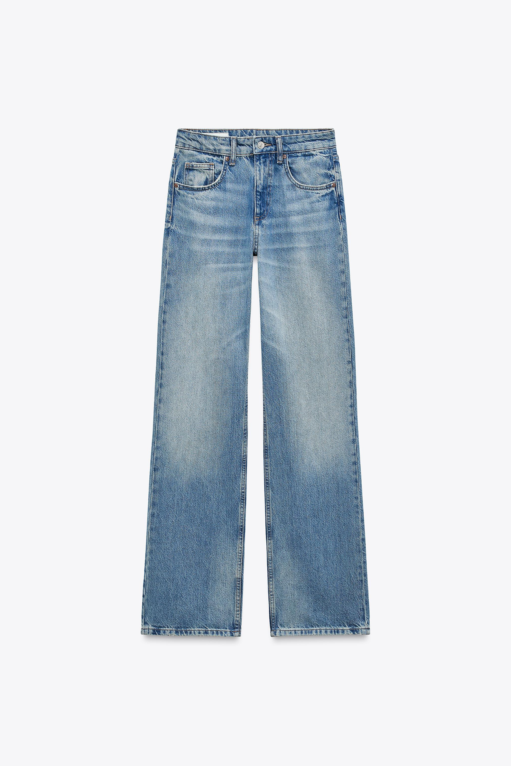 TRF MID-RISE WIDE LEG JEANS | Zara US