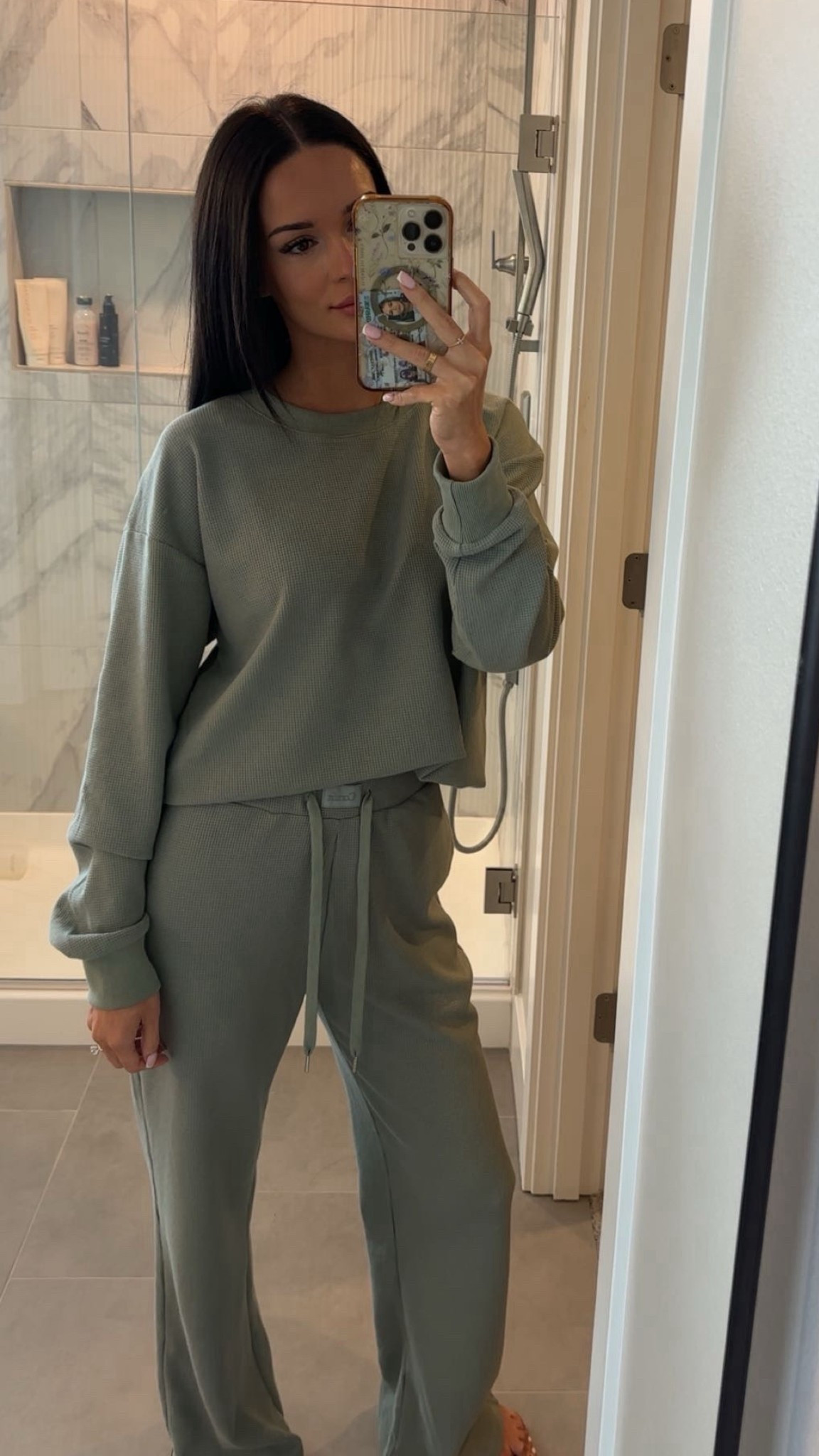 Love this waffle lounge set!! I need more colors! 

#LTKSaleAlert