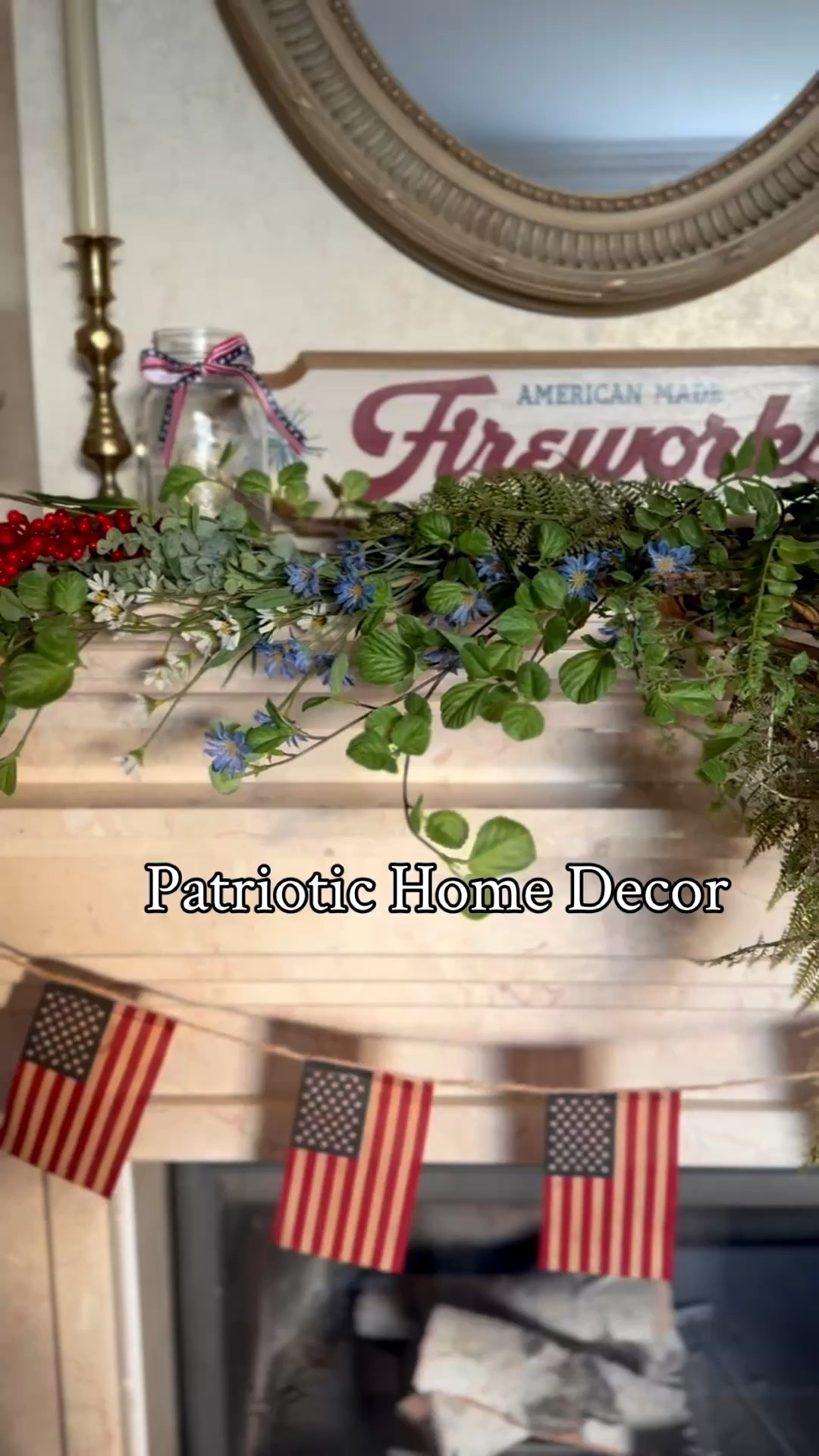 Summer home decor, patriotic decorations, American flag decor, red white and blue 

#LTKSeasonal #LTKSaleAlert #LTKHome