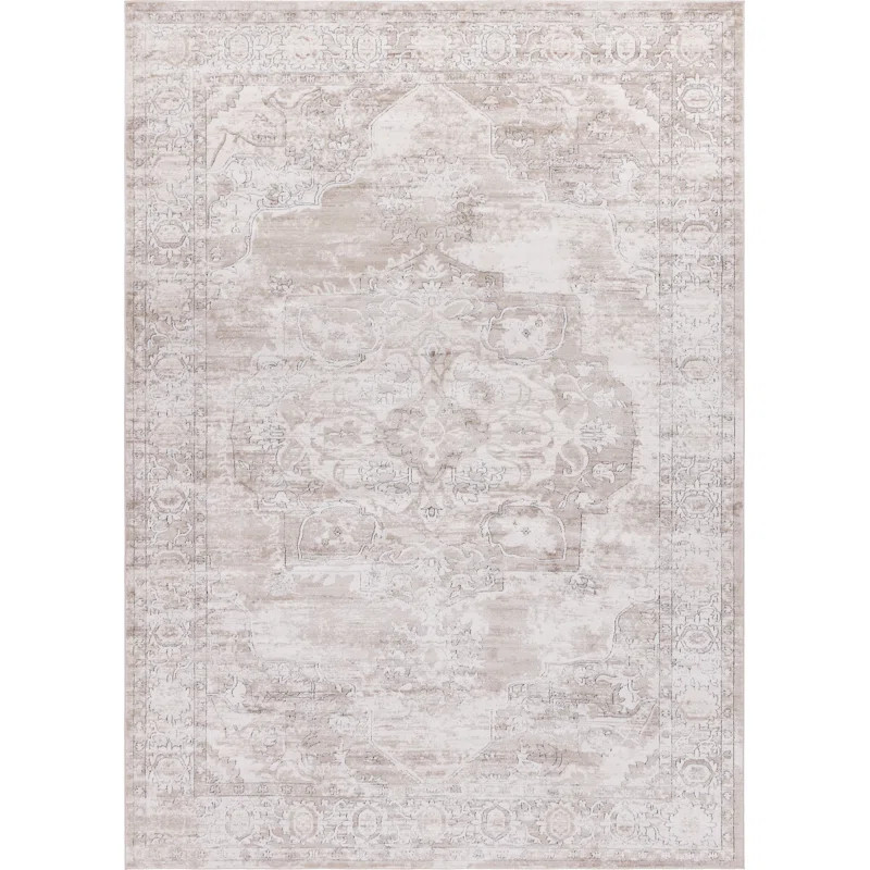 Cantey Power Loom Performance Ivory Rug | Wayfair North America