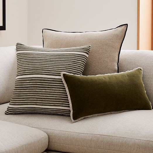 Classic Cotton Velvet Pillow Cover | West Elm (US)