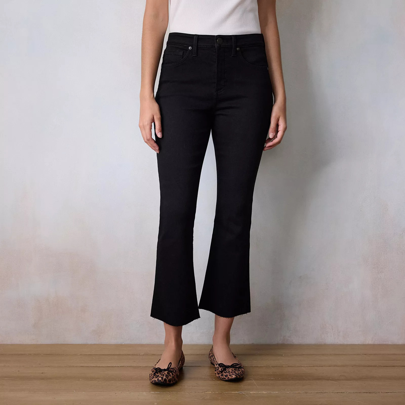Women's LC Lauren Conrad High Rise Cropped Kickflare JeansLC Lauren Conrad | Kohl's