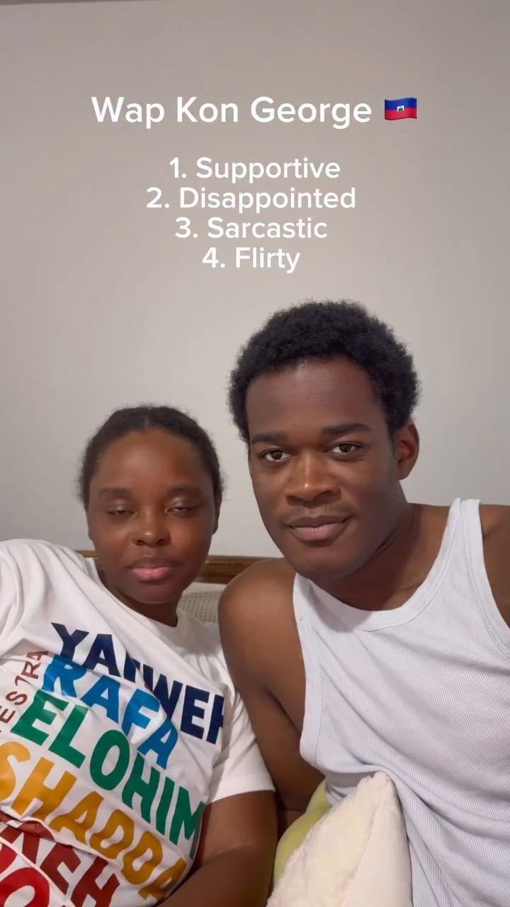 And also who is George? 😭🇭🇹

#haitiantiktok #couples #challenge #haitianheritagemonth

#LTKSeasonal #LTKU #LTKSaleAlert