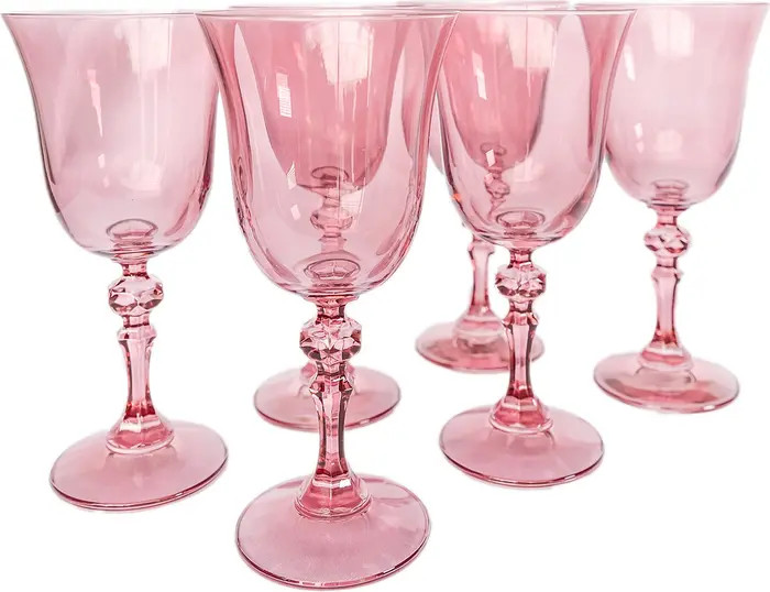 Estelle Colored Glass Set of 6 Regal Goblets | Nordstrom | Nordstrom