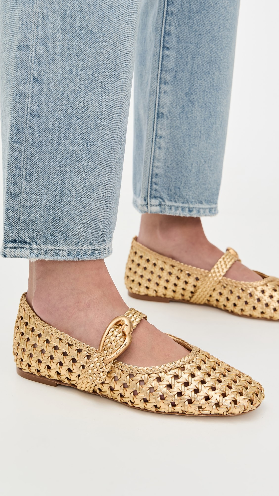 Larroudé Verona Macrame Flats | Shopbop | Shopbop