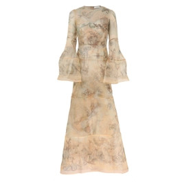 Rebellion Lantern Gown - Ocean Atlas | ZIMMERMANN (US, CA, EU, MENA)