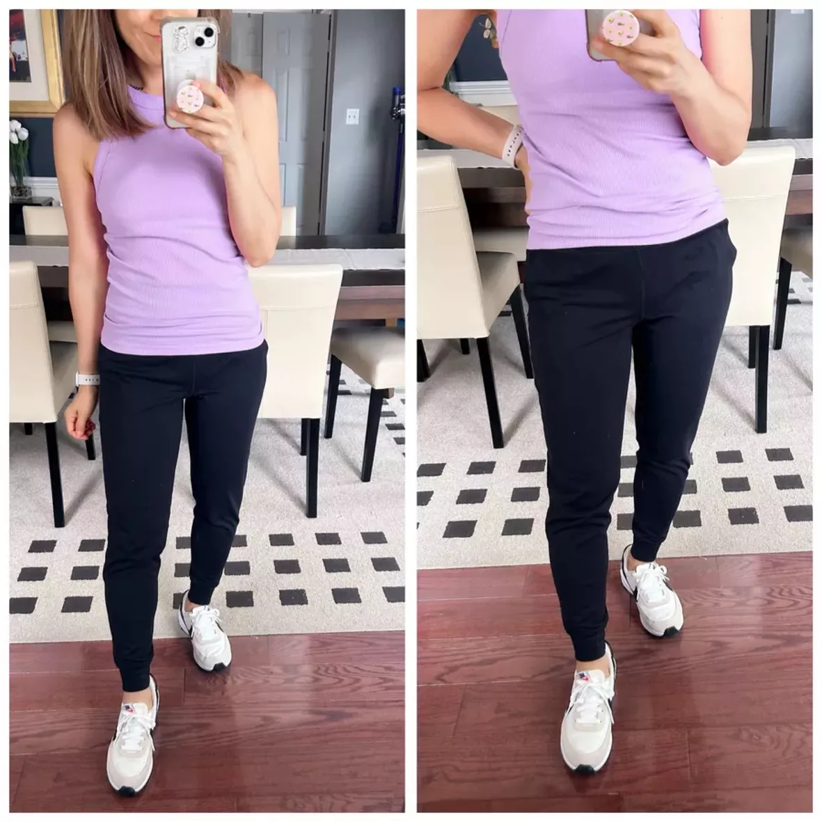Athletic Works White Casual Pants for Women
