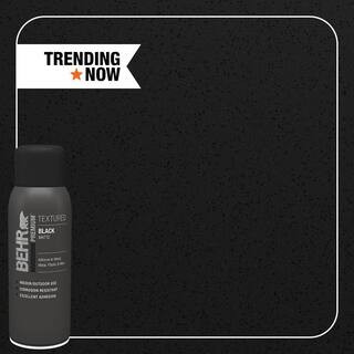 12 oz. Black Matte Interior/Exterior Textured Spray Paint | The Home Depot