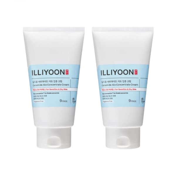 ILLIYOON - Ceramide Ato Conentrate Cream Double Set - 150ml + 150ml | Stylevana