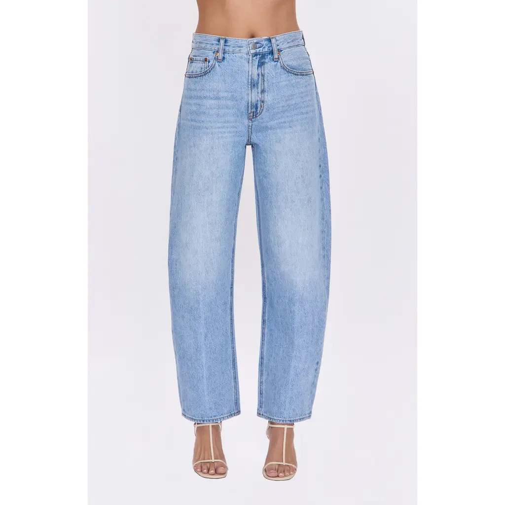 Pistola Wes High Waist Barrel Jeans in Gaze at Nordstrom Rack, Size 28 | Nordstrom Rack