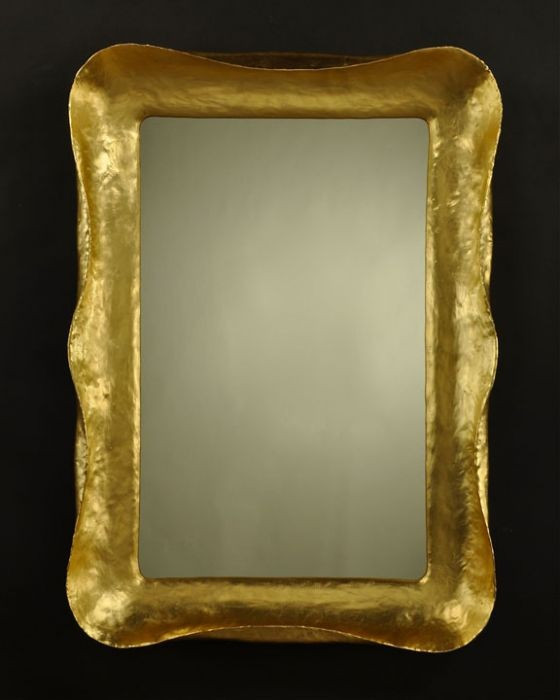 Carvers Guild Tempo I Wall Mirror in Gold Leaf Finish | The Well Appointed House