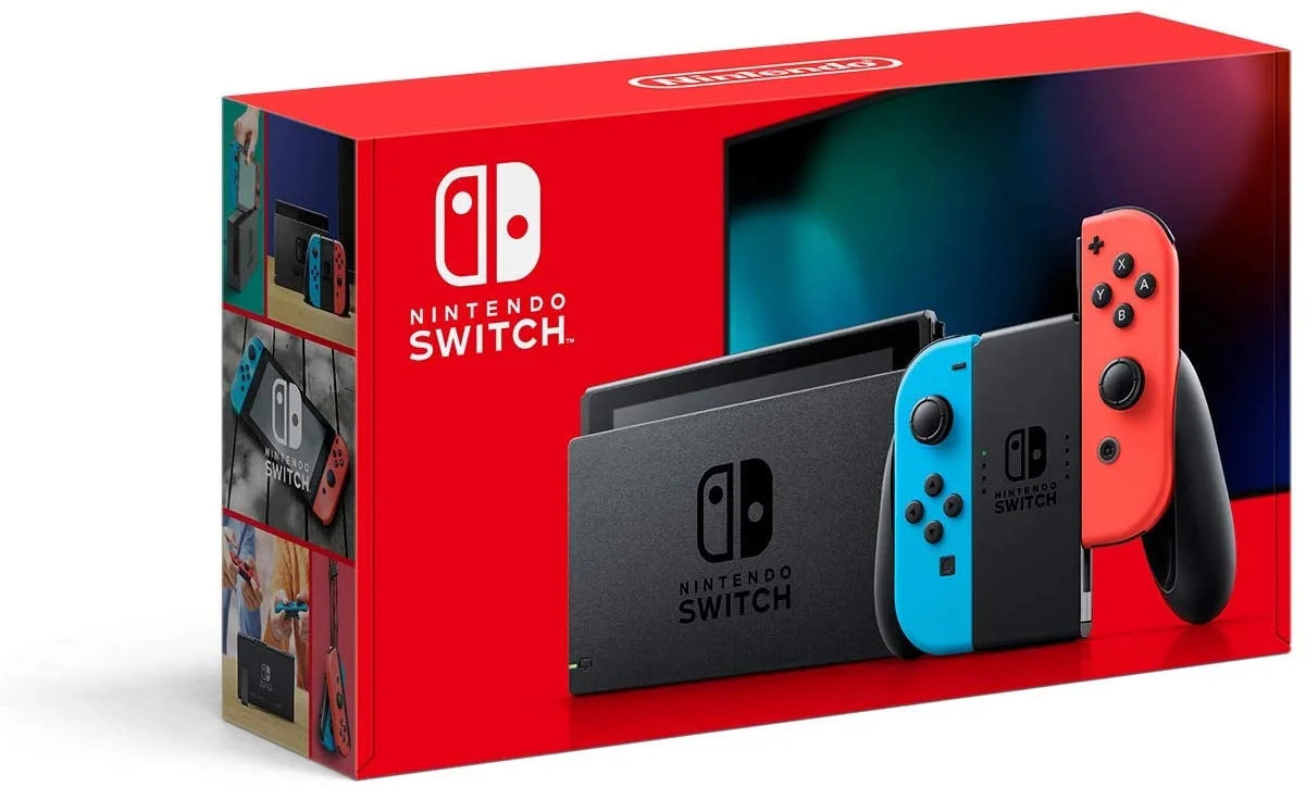 Nintendo Switch with Neon Blue and Neon Red Joy‑Con - Japan Import with US Plug | Walmart (US)
