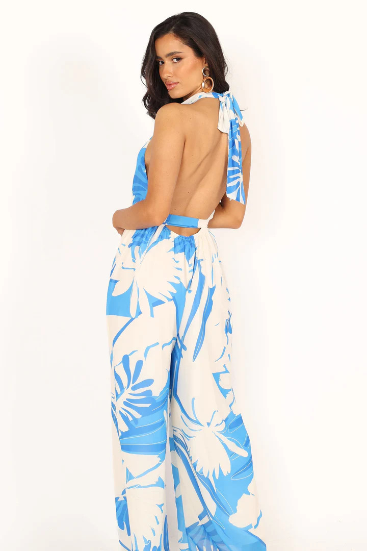 Aminah Jumpsuit - Blue Floral | Petal & Pup (US)