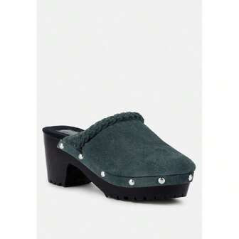 SHEIN SHUZIA 2024 Trending Mink Chunky Platform Boston Clogs - Superior Comfort And Street Style ... | SHEIN