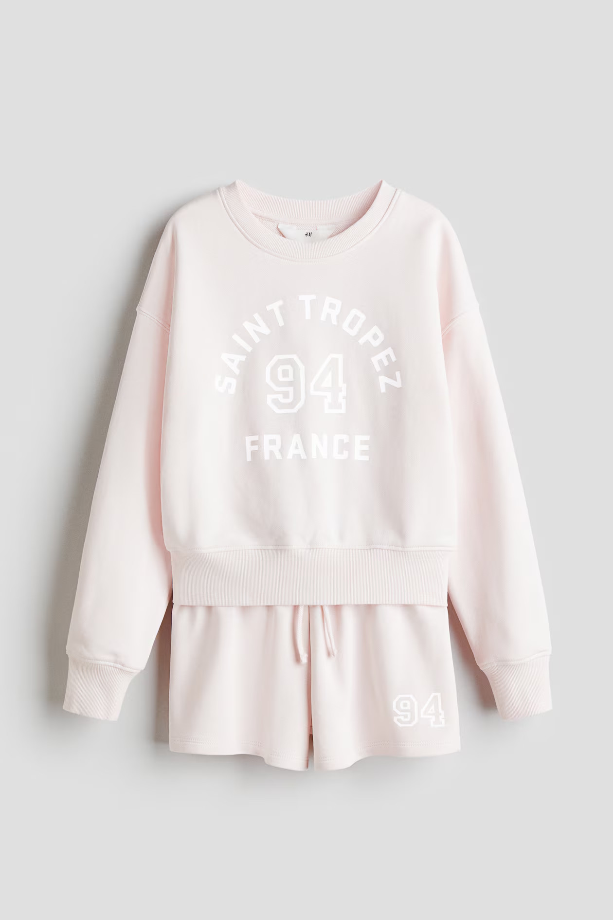 2-Piece Sweatshirt and Shorts Set | H&M (US + CA)