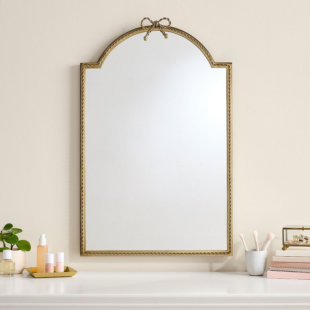 Forget-Me-Knot Bow Mirror (21"x33") | Pottery Barn Teen