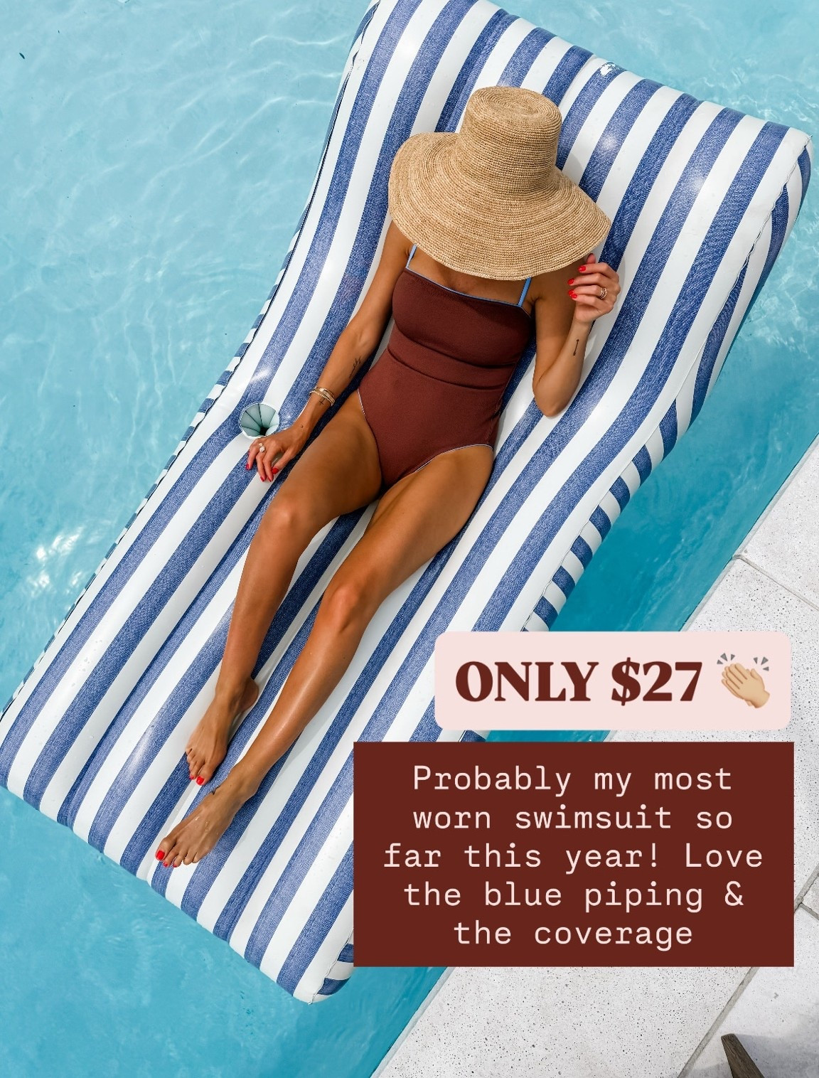My favorite swimsuit from Target this year! I’ve pulled for it so many times! Wearing size M! Currently on sale for under $30!

Loverly Grey, Target sale, Target circle week, swimsuit, one piece swimsuit

#LTKSeasonal #LTKSwim #LTKSaleAlert
