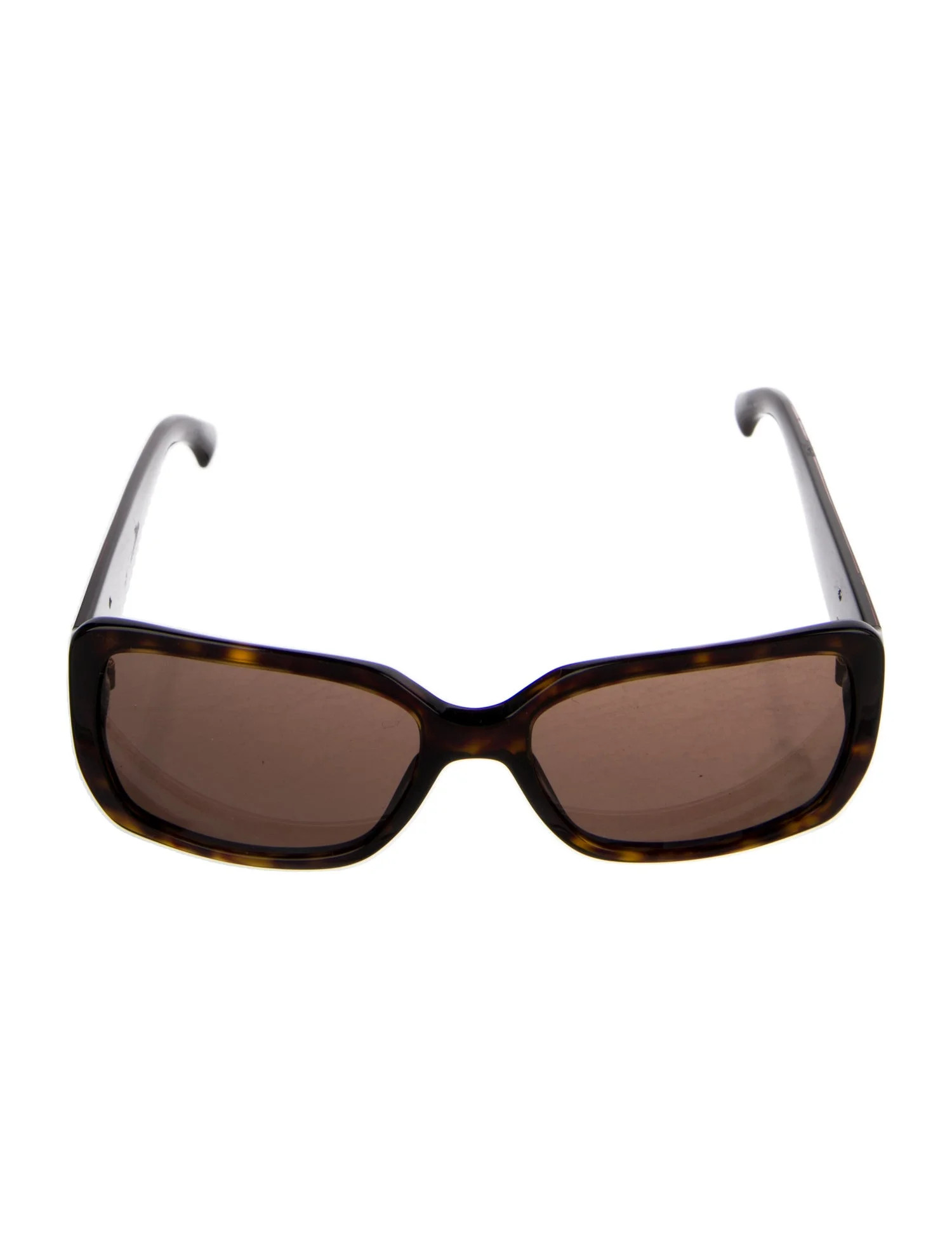 Chanel Interlocking CC Logo Square Sunglasses - Brown Sunglasses, Accessories - CHA1358093 | The ... | The RealReal