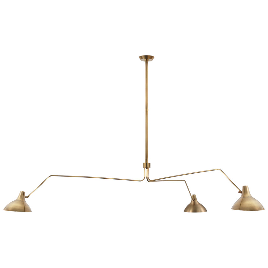 Charlton Grande Triple Arm Chandelier | Visual Comfort